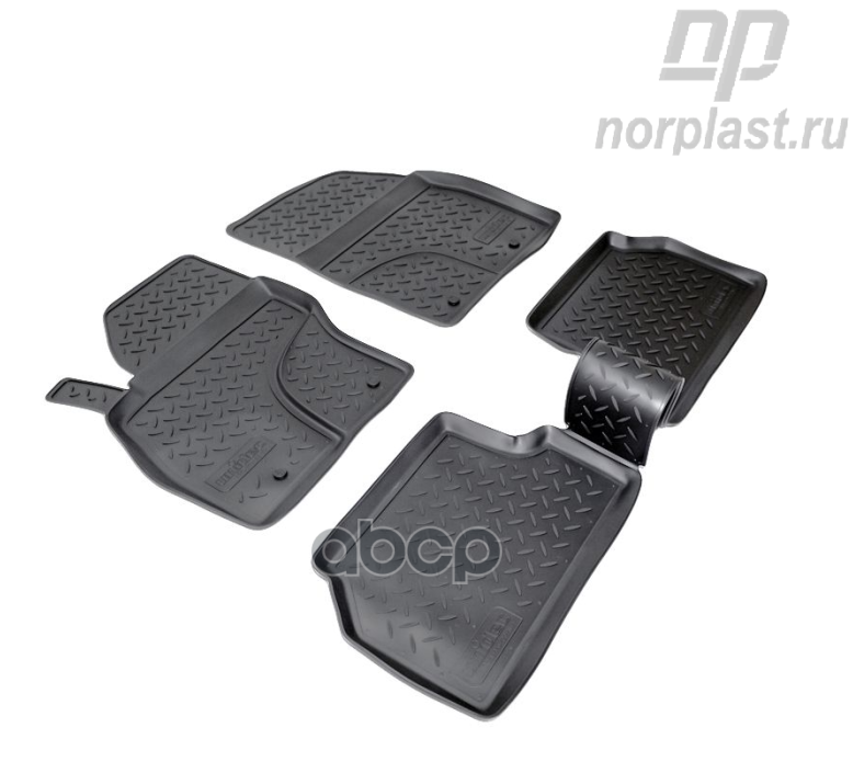 Коврики салонные для Volkswagen Tiguan II 3D (2016) NORPLAST арт. npa11-c95-653