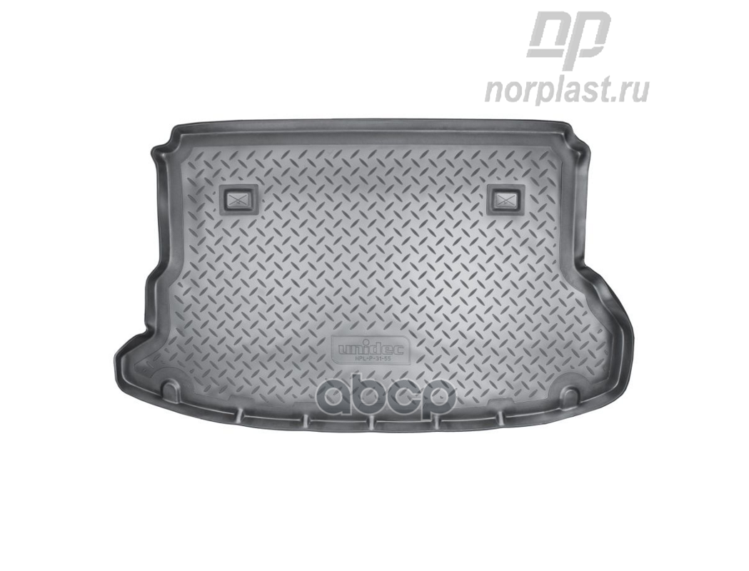 Коврики в багажное отделение для Hyundai Tucson (JM) (2004-2010) NORPLAST арт. npl-p-31-55