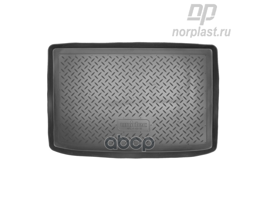 Коврики В Багажное Отделение Для Renault Clio (Hb) (1998-2006) NORPLAST арт. npl-p-69-18