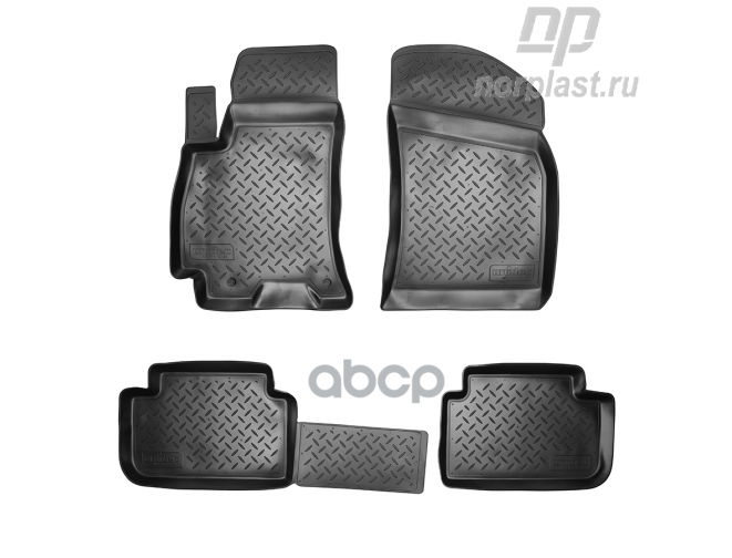 Коврики салонные для Chevrolet Lanos (1997) NORPLAST арт. npl-po-12-25