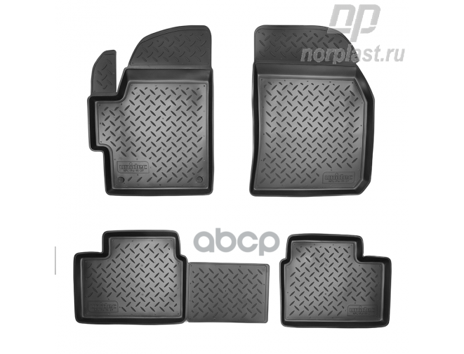 Коврики салонные для Daewoo Matiz (2001-2005) NORPLAST арт. npl-po-15-27