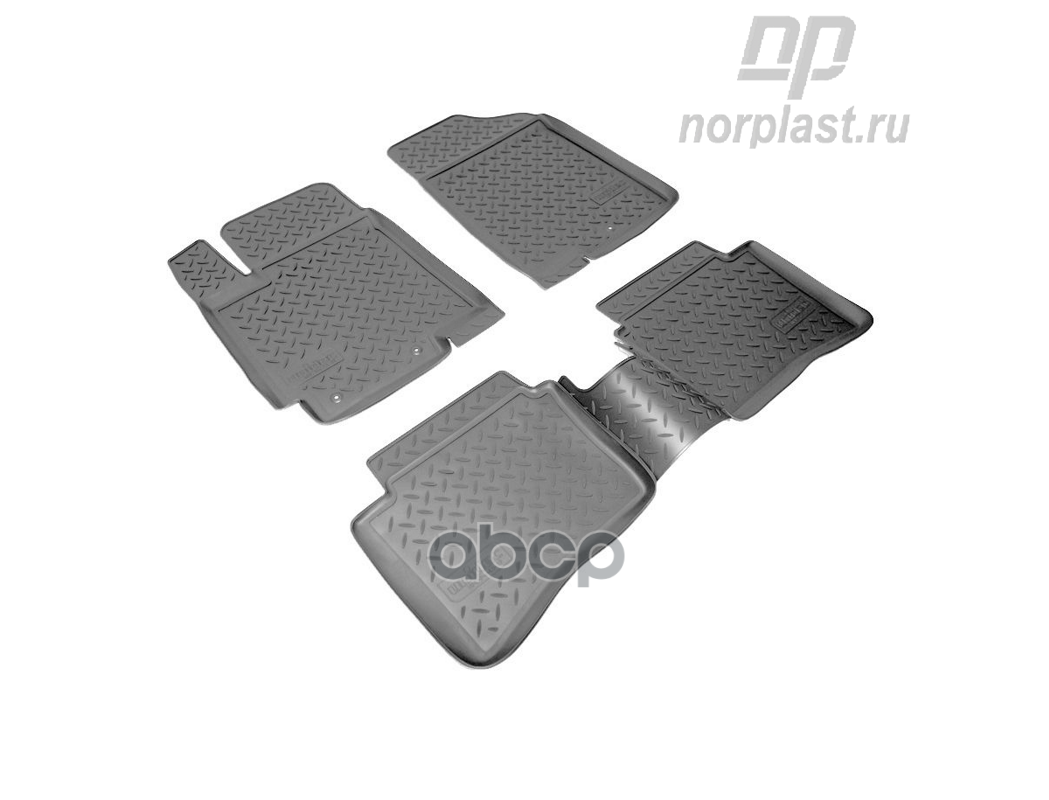 Коврики салонные для Kia Rio (RUS(QB) (2011) NORPLAST арт. npl-po-43-37