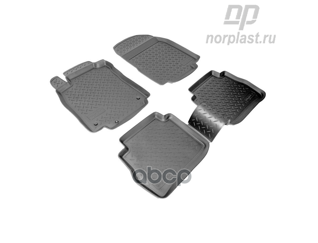 Коврики салонные для Nissan Tiida (2007-2015) NORPLAST NPL-Po-61-75 NORPLAST арт. NPL-Po-61-75