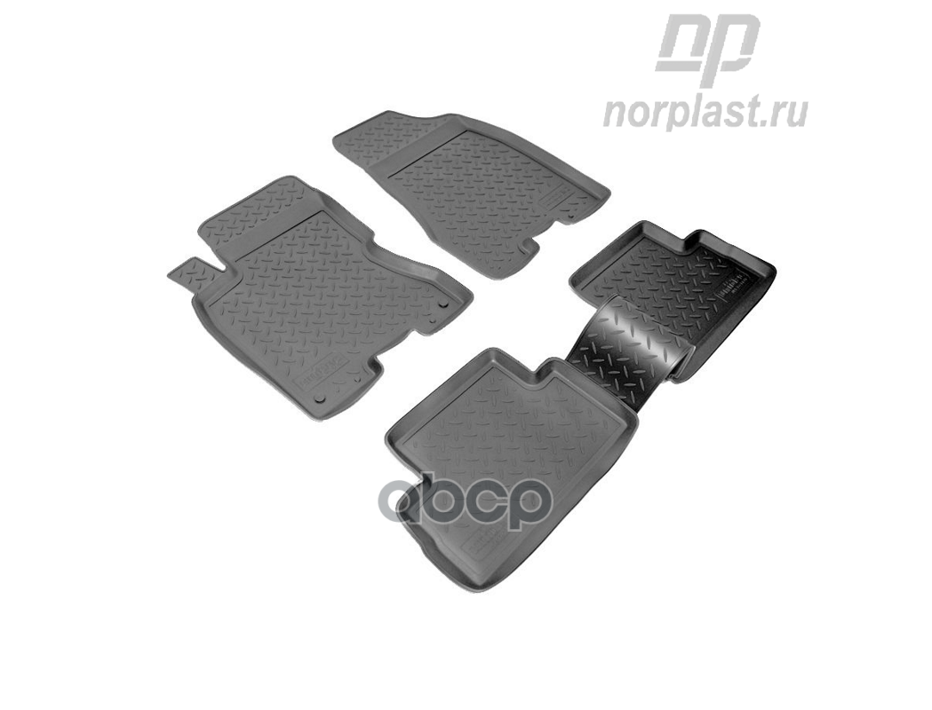 Коврики салонные для Nissan X-Trail (T31) 3D (2007) NORPLAST NPL-Po-61-81 NORPLAST арт. NPL-Po-61-81