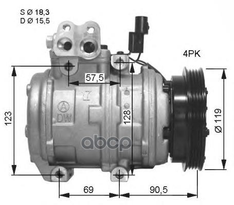 Компpессоp Кондиционеpа Nrf 32679G NRF арт. 32679G