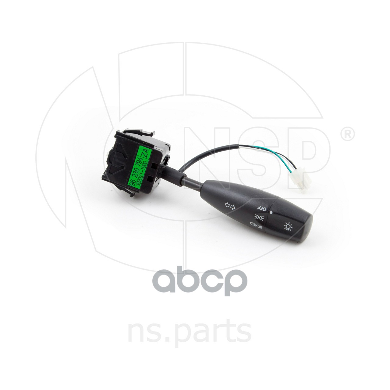 Переключатель подрулевой левый (без ПТФ) CHEVROLET Lanos NSP арт. nsp0196230794