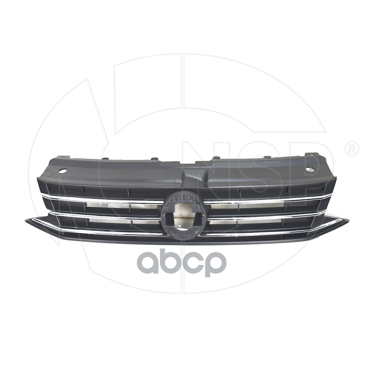 Решетка радиатора VOLKSWAGEN Polo V sedan (15-20) (без лого) NSP арт. nsp086ru853651dryp