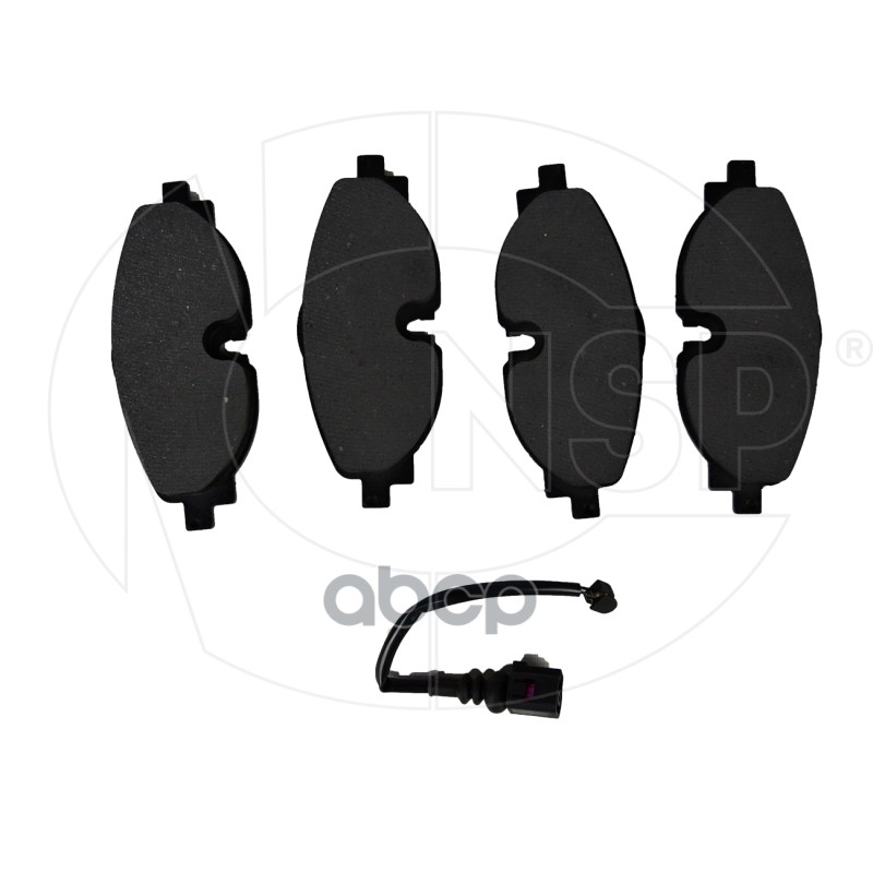 Колодки тормозные передние SKODA Octavia (13-21)/Karoq (18-) /VW Golf (14-) NSP арт. NSP088V0698151