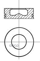 Поршень Двс Fiat Ducato 2.3Jtd =88 2.5X2x2.5 +0.4 02> NURAL арт. 87-138006-00