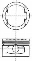 Поршень В Комплекте NURAL арт. 87-307807-10