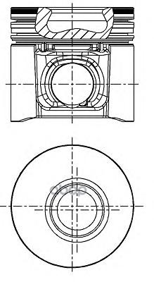 Поршень В К-Те Ford Duratorq 1.8 Tdci 70-90Ps NURAL арт. 87-437000-10