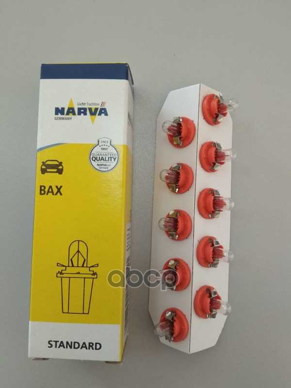 Лампа 12V Bax8,5D 1W Narva Orange 1 Шт. Картон 17019 Narva арт. 17019