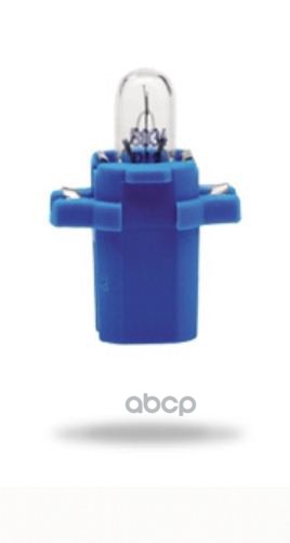 Лампа BAX10s 12V 2W BAX8 3s/1 5 blue Narva арт. 17058