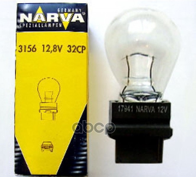 Лампа S-8 3156 12.8V 32CP NVA CP (10) STANDARD 17941 Narva арт. 17941