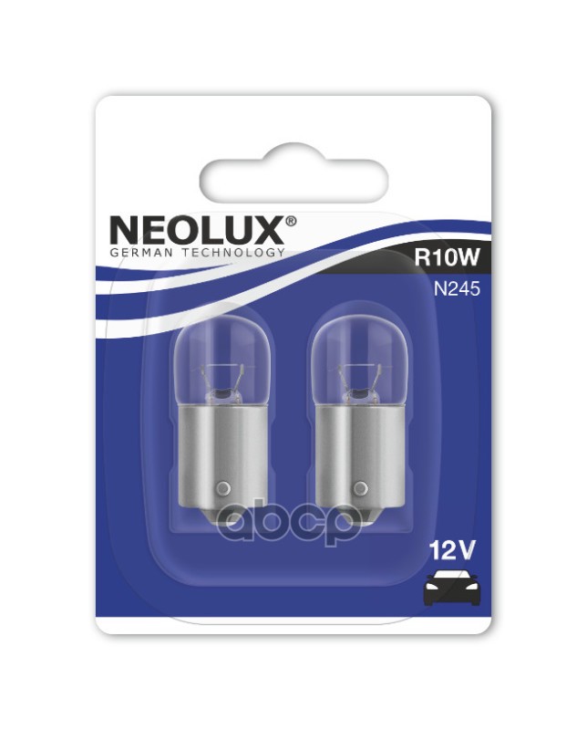 Лампа 12V R10w 10W Ba15s Neolux Standart 2 Шт. Блистер N245-02B Neolux арт. N245-02B