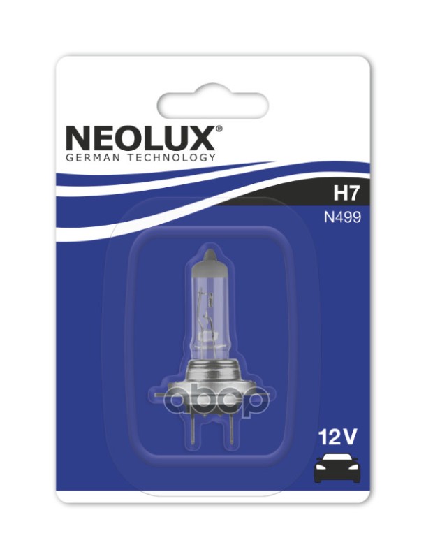 Лампа 12V H7 55W PX26d NEOLUX Standart 1 шт. блистер N499-01B Neolux арт. N499-01B