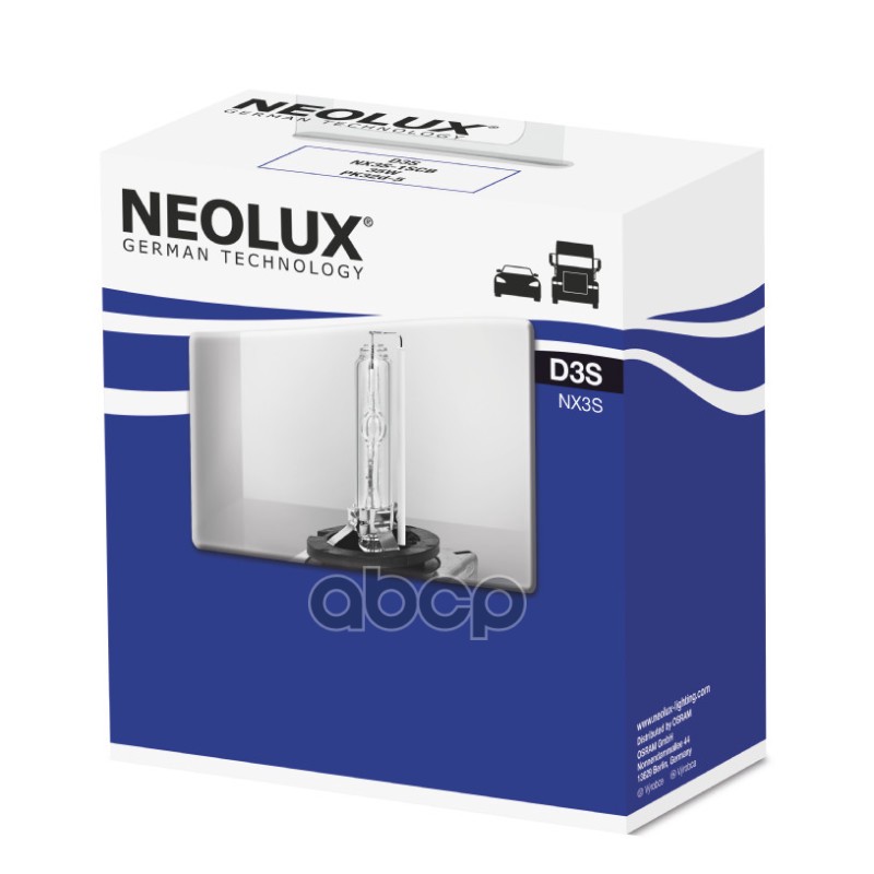 Лампа 35W Pk32d-5 10X1 D3s 42V/35W (Xenon) (Одинарный Блистер) Neolux арт. NX3S1SCB
