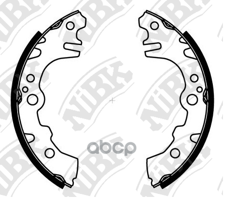Колодки тормозные барабанные TOYOTA PASSO 1.3 2008 - 2010  TOYOTA PASSO 1.0 2005 - 2010 NiBK арт. fn0042