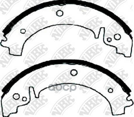 Колодки тормозные барабанные NiBK арт. FN0503