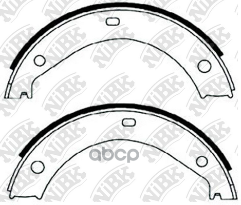 Колодки Тормозные Барабанные NiBK арт. FN0527
