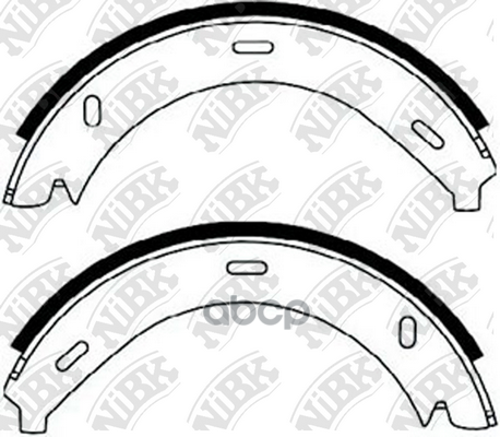 Колодки Тормозные Барабанные [Pr] Mb Viano W638 95-03 NiBK арт. fn0571