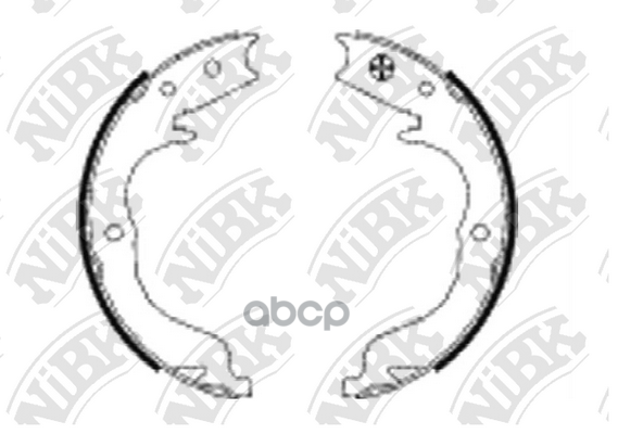 Колодки тормозные барабанные NiBK арт. FN0625