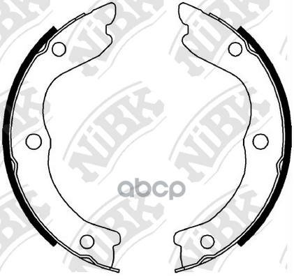 Колодки тормозные барабанные NISSAN X-TRAIL 2001-2013 FN0650 NiBK арт. FN0650