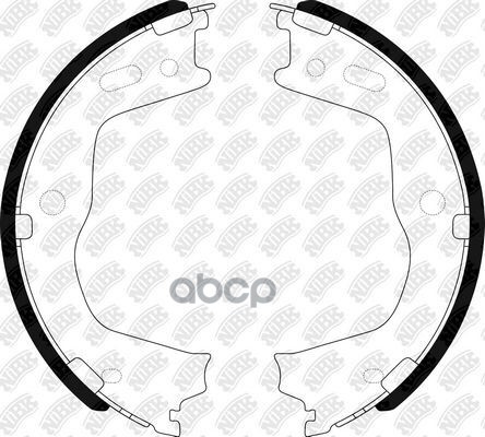 Колодки Стояночного Тормоза Hyundai Genesis 08-> Nibk Fn0666 NiBK арт. FN0666