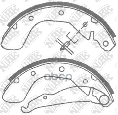 Колодки тормозные барабанные NiBK арт. FN11622