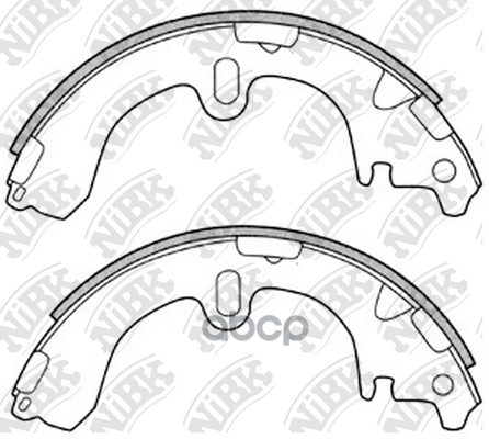 Колодки тормозные барабанные NiBK арт. FN2285