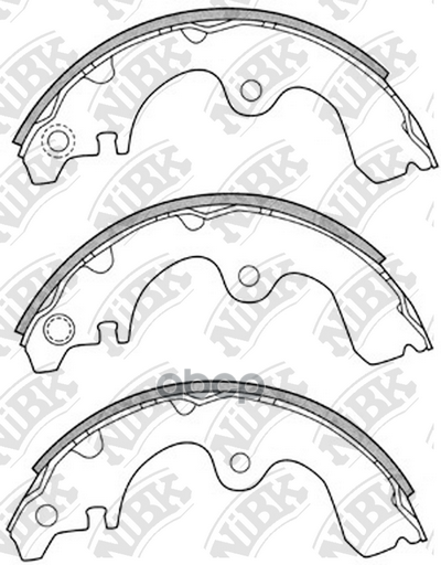 Колодки тормозные барабанные TOYOTA PASEO/STARLET 1.0-1.5 89-99  FN2321 NiBK арт. FN2321