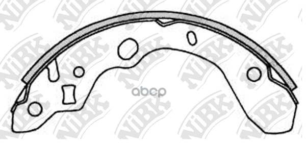 Колодки тормозные барабанные MAZDA 323 98-04  FN3394 NiBK арт. FN3394