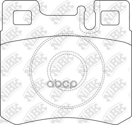 Колодки Тормозные Дисковые Mercedes W210/W202/W124/W201/R129/R170/A208 Clk  Pn0006 NiBK арт. PN0006