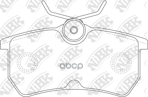 Колодки тормозные дисковые FORD FOCUS 9805/FIESTA 12-  PN0120 NiBK арт. PN0120