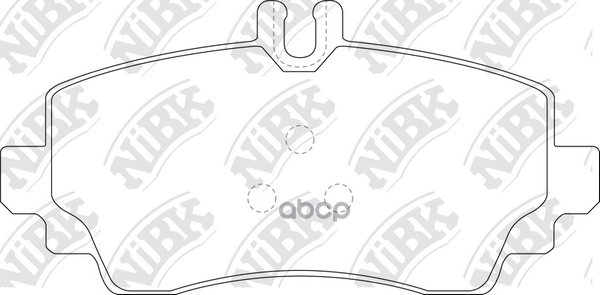 Колодки тормозные дисковые передн. MERCEDES-BENZ A-Klasse 1.4/1.6/1.7/1.9/2.0L 94-04  2.1L 02-  Vane NiBK арт. pn0124