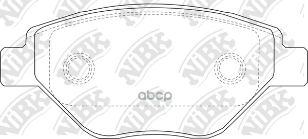 Колодки тормозные дисковые RENAULT MEGANE 1.4 2003 -   RENAULT MEGANE 1.4 2002 - 2008  RENAULT MEGAN NiBK арт. pn0362