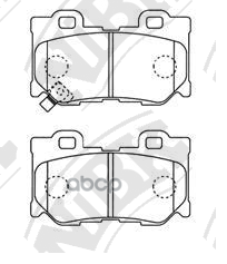 Колодки тормозные дисковые NiBK арт. PN0396
