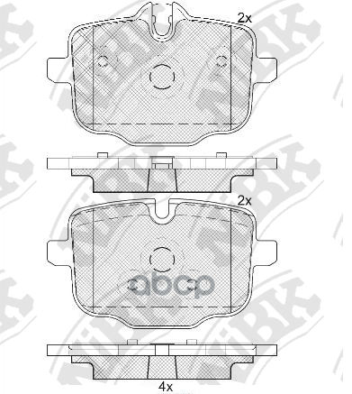 Колодки тормозные дисковые NiBK арт. PN0547