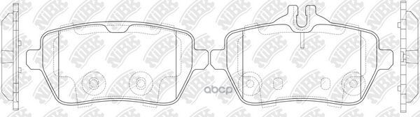 Колодки тормозные дисковые NiBK арт. PN0579