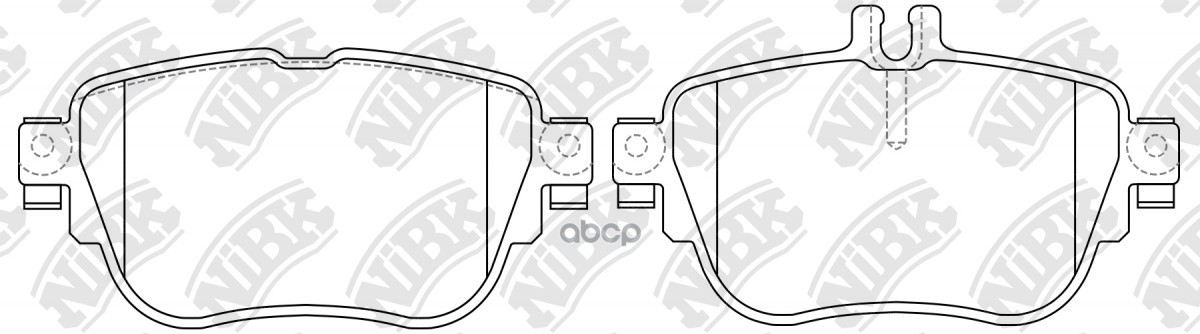 Колодки тормозные дисковые MERCEDES W213 16-  PN0589 NiBK арт. PN0589