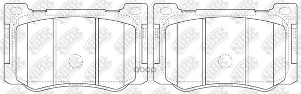 Колодки тормозные дисковые перед NiBK арт. PN0633