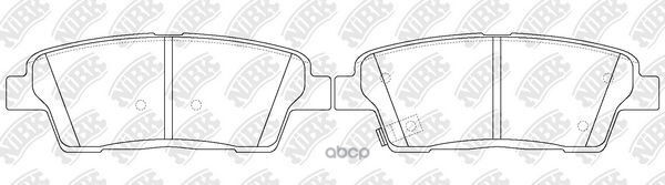 Колодки тормозные дисковые NiBK арт. PN0649