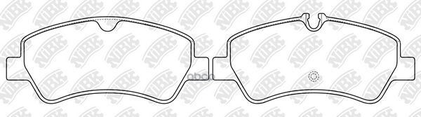 Колодки тормозные дисковые NiBK арт. PN0660