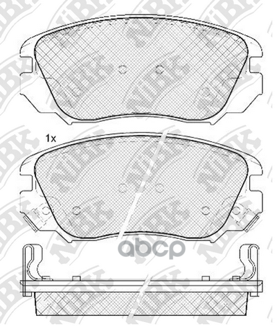 Колодки тормозные дисковые OPEL INSIGNIA 2.0 2008 -   OPEL INSIGNIA 2.0 2010 -   OPEL INSIGNIA 1.8 2 NiBK арт. pn0839