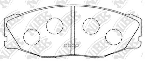Колодки тормозные дисковые TO Comfort GS130/YS130 91-95, Crown GS130G/H/MS130 PN1157 NiBK арт. PN1157