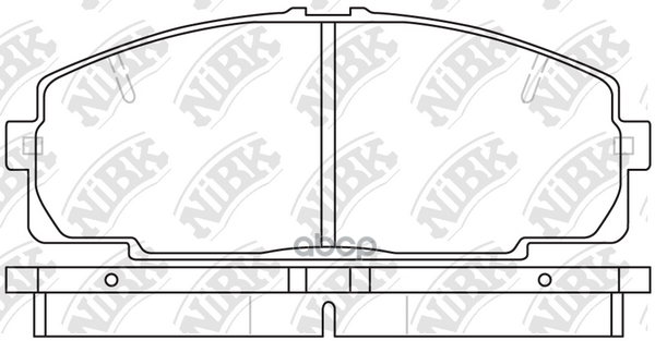 Колодки тормозные передние TOYOTA HIACE 2.0-2.7 84- PN1237 NiBK арт. PN1237