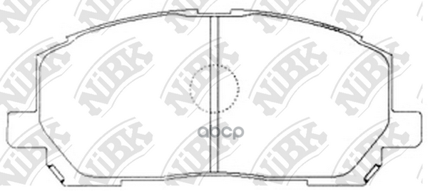 Колодки тормозные дисковые TOYOTA KLUGER 2.4 2000 - 2007  TOYOTA HIGHLANDER 2.4 2000 - 2007  LEXUS R NiBK арт. pn1457