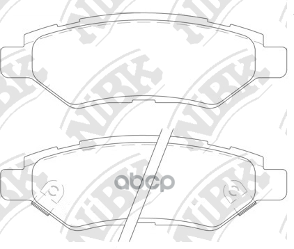 Колодки тормозные дисковые NiBK арт. PN51007