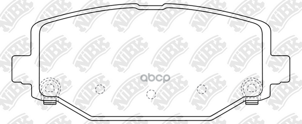Колодки тормозные дисковые PN53005 NiBK арт. PN53005