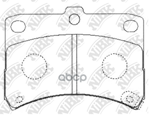 Колодки тормозные NIBK PN6429 NiBK арт. PN6429